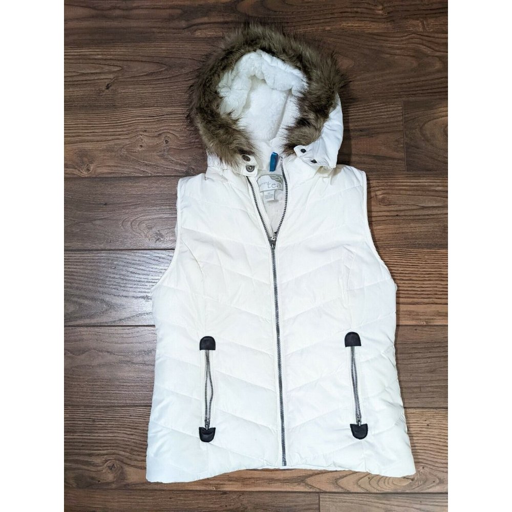Green Tea Women Ivory Vest S